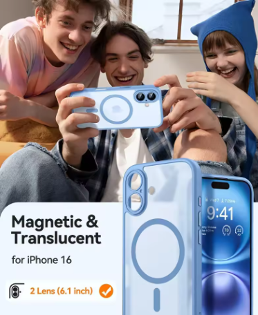 Coque magnétique de couleur mate