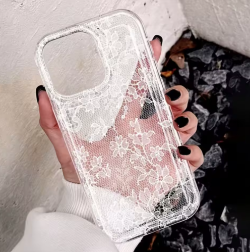Coque élégante à Motif Dentelle pour IPhone