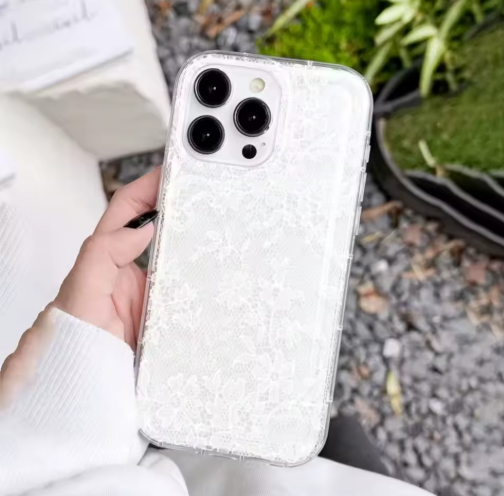 Coque élégante à Motif Dentelle pour IPhone