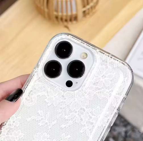 Coque élégante à Motif Dentelle pour IPhone