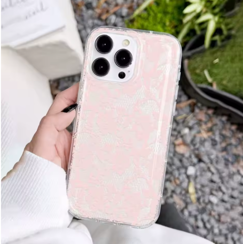 Coque élégante à Motif Dentelle pour IPhone