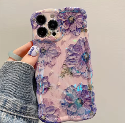 Coque Pour IPhone à motifs fleurs