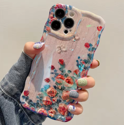 Coque Pour IPhone à motifs fleurs