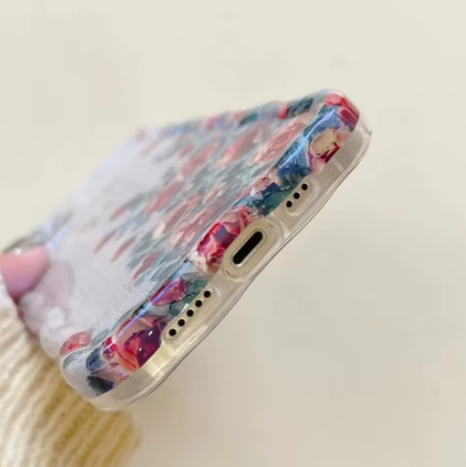 Coque Pour IPhone à motifs fleurs