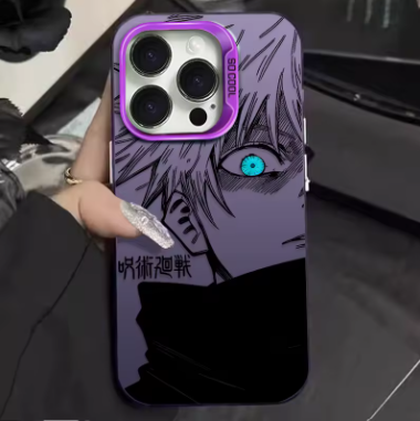 Coque de téléphone rigide antichoc Toji Satoru Gojo pour iPhone