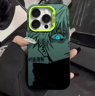 Coque de téléphone rigide antichoc Toji Satoru Gojo pour iPhone