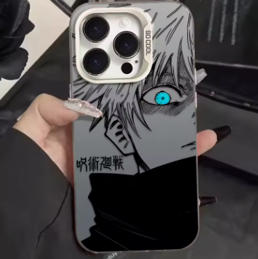 Coque de téléphone rigide antichoc Toji Satoru Gojo pour iPhone