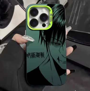 Coque de téléphone rigide antichoc Toji Satoru Gojo pour iPhone