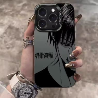 Coque de téléphone rigide antichoc Toji Satoru Gojo pour iPhone