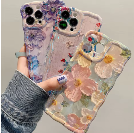 Coque Pour IPhone à motifs fleurs