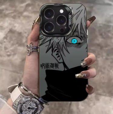 Coque de téléphone rigide antichoc Toji Satoru Gojo pour iPhone